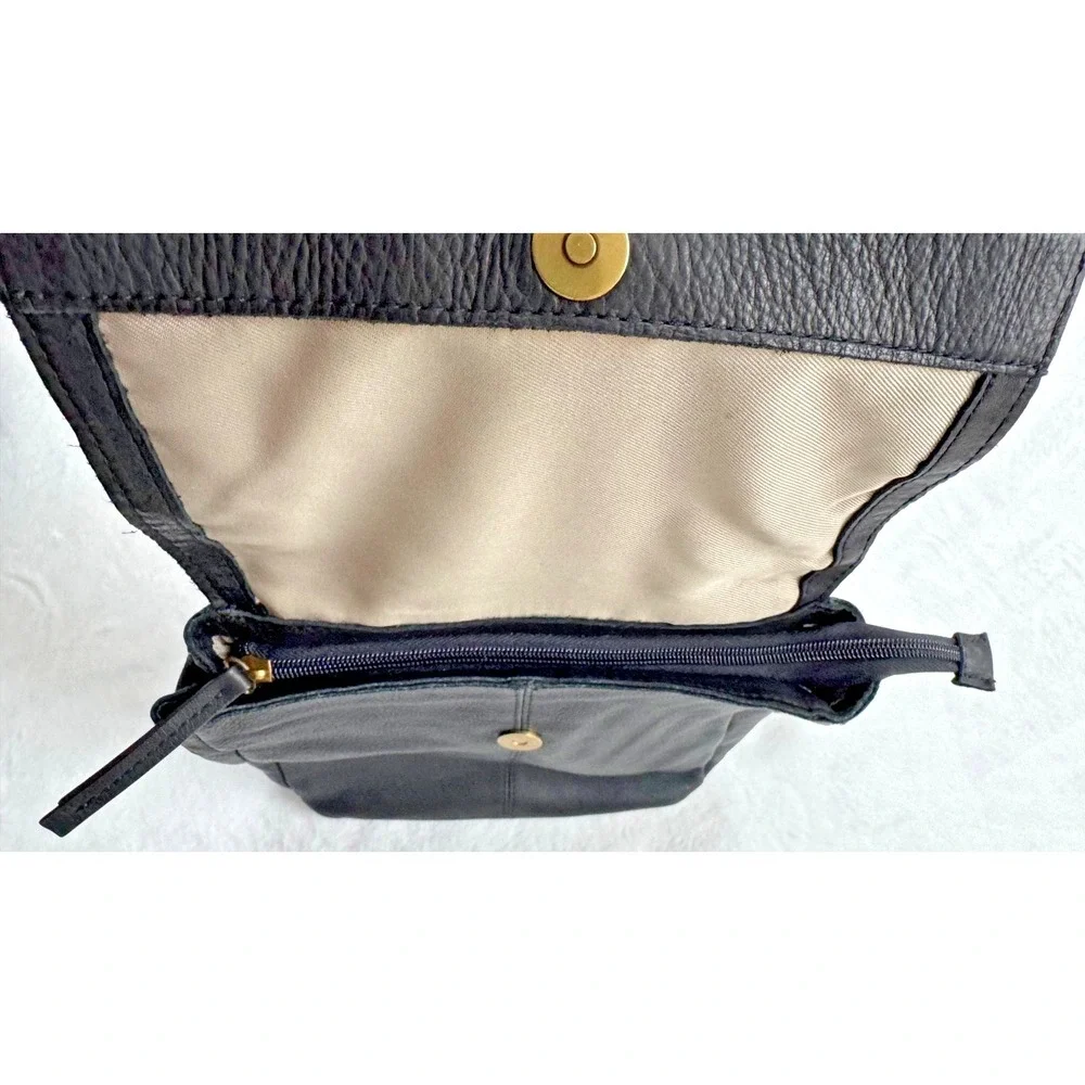 American Leather Co Liberty Black Leather Backpack Bag Purse‎ Classic